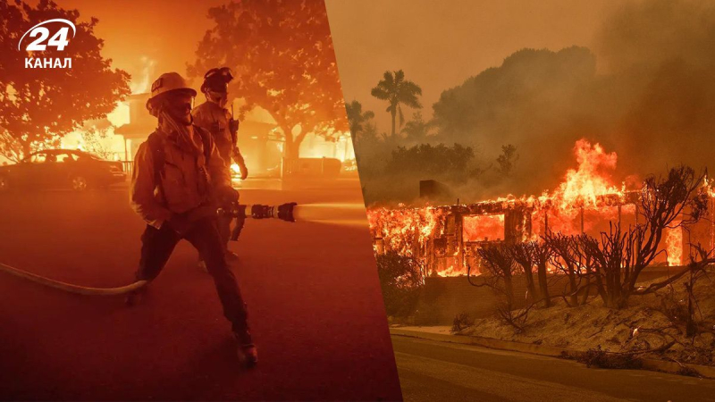 Grandes incendios en California: vídeo satelital apareció en línea