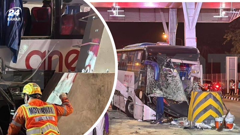 En Tailandia, un autobús que transportaba turistas rusos sufrió un accidente de gran magnitud: 27 personas resultaron heridas