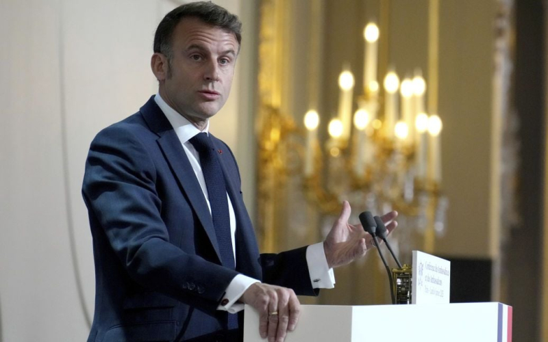 Macron fue criticado por los parlamentarios franceses por su declaración sobre Ucrania