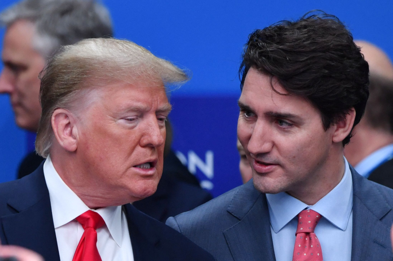 Justin Trudeau negó y criticó las intenciones de Trump de incluir a Canadá en Estados Unidos