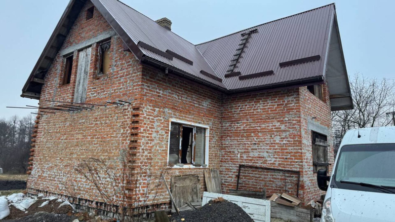 Explosiones en la región de Lviv: una casa en Podbortsy resultó dañada por segunda vez durante la guerra