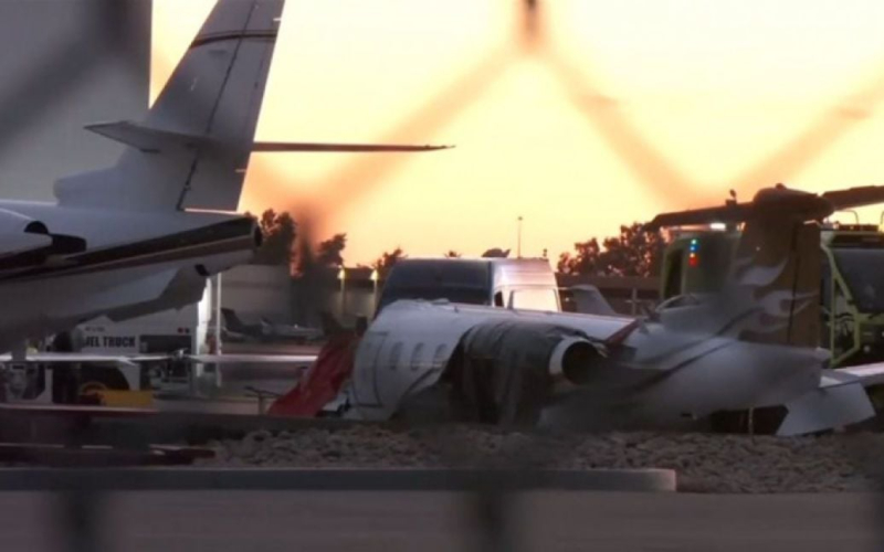 Chocan dos aviones en EE.UU.: uno de ellos pertenece a una estrella del rock