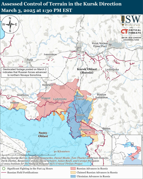 un mapa /> </p>
<p> En el último día, se produjeron 91 choques de combate en el frente. </p>
<p><Img class = 