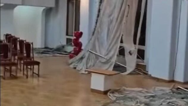 el palacio central del matrimonio de kyiv fue herido durante el ataque: si la institución