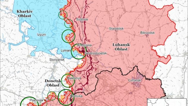 mapa del 22 de mayo, 2025 y mdash; la situación en la parte delantera