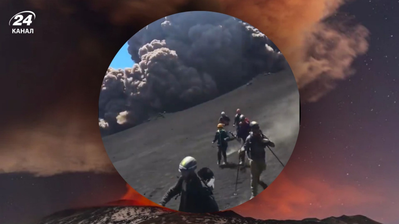 cuando & cuot es como lava & quot; mostró cómo los turistas huyeron de los subtermos