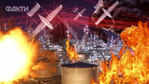 drones de los gur destruyeron los warehuses de los combustibles de cohet en broyansk