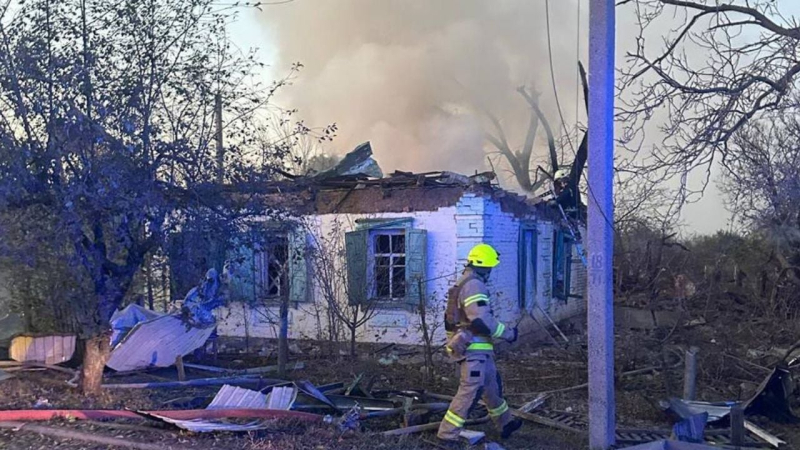 Bombardeo de Lozovoya 18 Zhovtnya