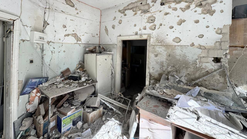 Un golpe al hospital infantil de Kherson 29/10/2025