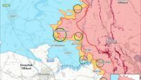 Mapas de eventos militares en Ucrania el 17 de junio de 2025