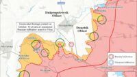Mapas de eventos militares en Ucrania el 17 de junio de 2025