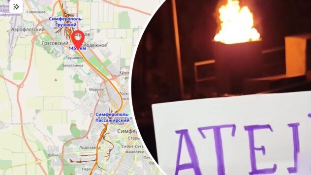 La logística de los ocupantes está perturbada: los partisanos dañaron el ferrocarril en Crimea